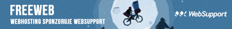 Free hosting, domains, servers Sponzorovan hosting od WebSupport.sk